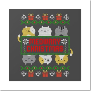 Meowrry Christmas Posters and Art